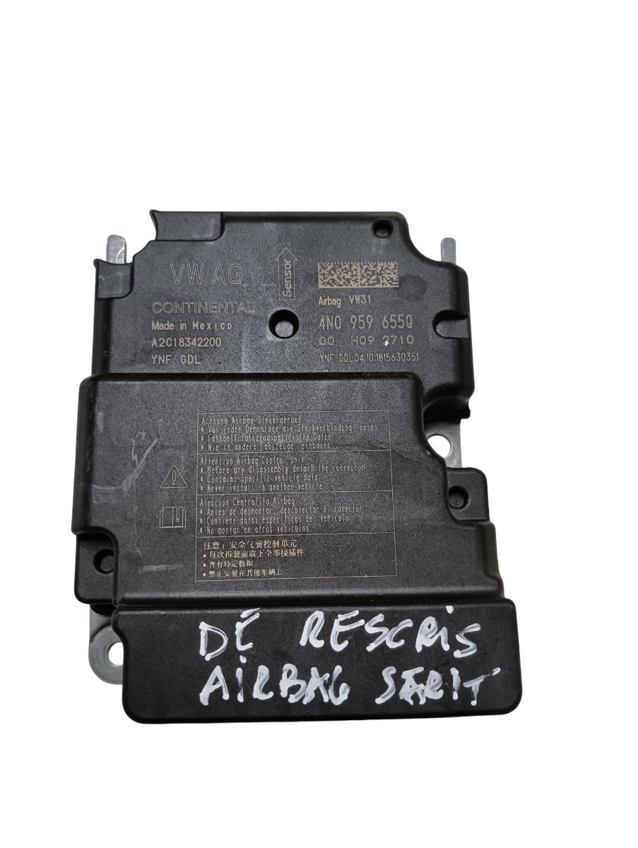 Calculator airbag  AUDI A6 C8, 4A2 2018 - > 2.0 40 TDI Mild Hybrid DFBA