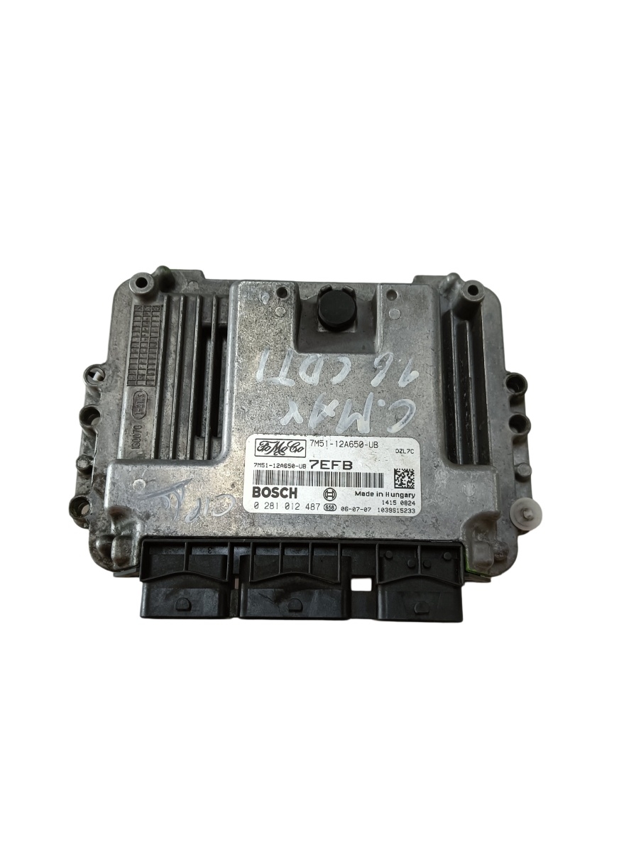 Calculator ecu  FORD FOCUS C-MAX DM2 2003 - 2007 TDCi G8DA, G8DB BOSCH 0281012487 7m5112a650ub