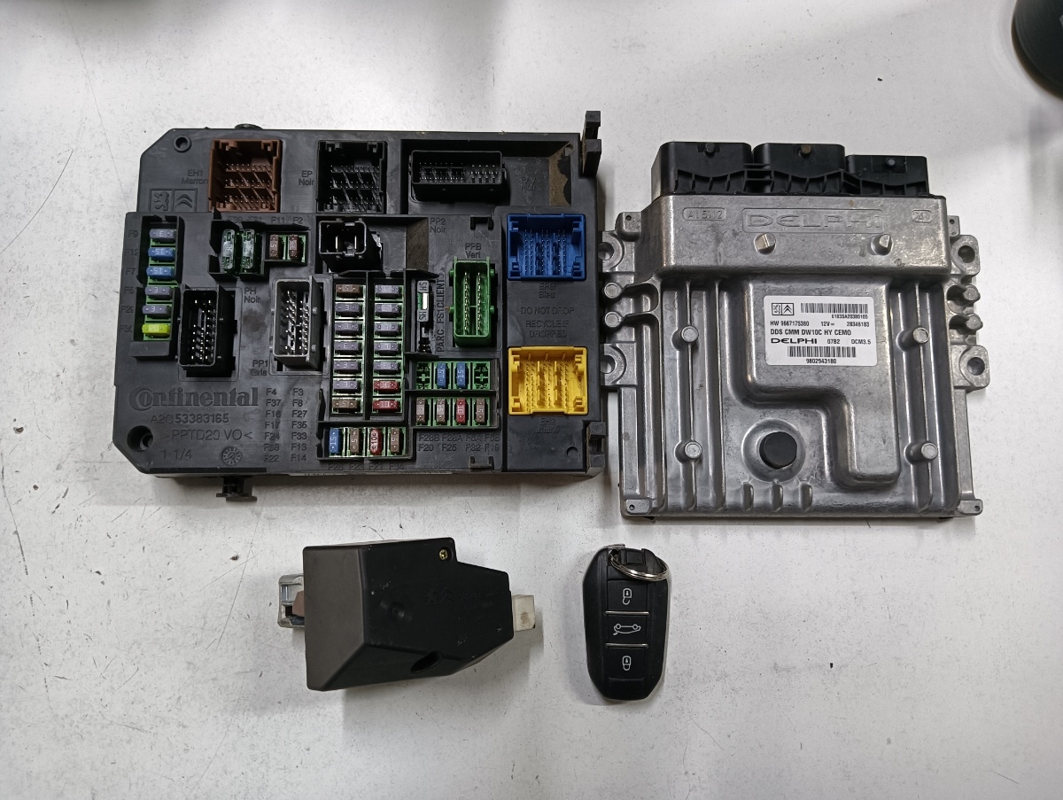 Kit pornire PEUGEOT 508 (8D_) [ 2010 - > ] HDi Hybrid4 AWC (RHC (DW10CTED4)) 120KW|163HP Delphi 9802943180 OEM 9667175380