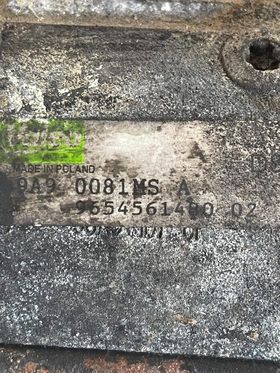 Electromotor FIAT ULYSSE 179_ 2002 - 2011 2.2 D Multijet 4HS, 4HT (DW12BTED4) 9654561480-02 – foto 3