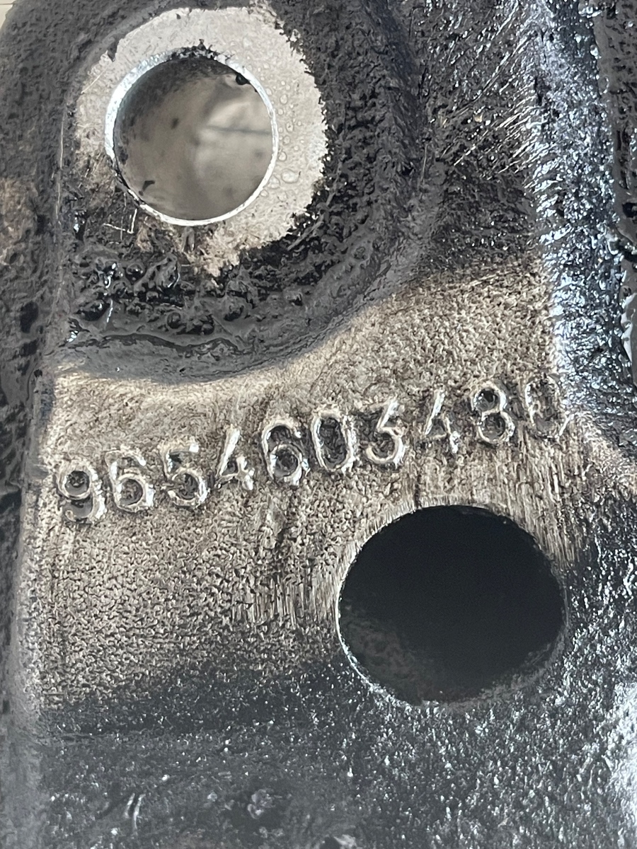 Suport motor FIAT ULYSSE 179_ 2002 - 2011 2.2 D Multijet 4HS, 4HT (DW12BTED4) 9654603480 – foto 3