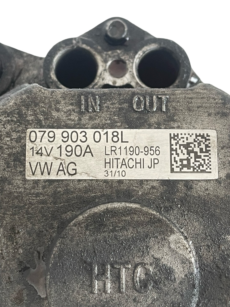 Alternator AUDI A8 III 4H2, 4H8, 4HC, 4HL 2009 - 2018 3.0 TDI quattro CDTA, CDTC, CMHA 079903018L – foto 2