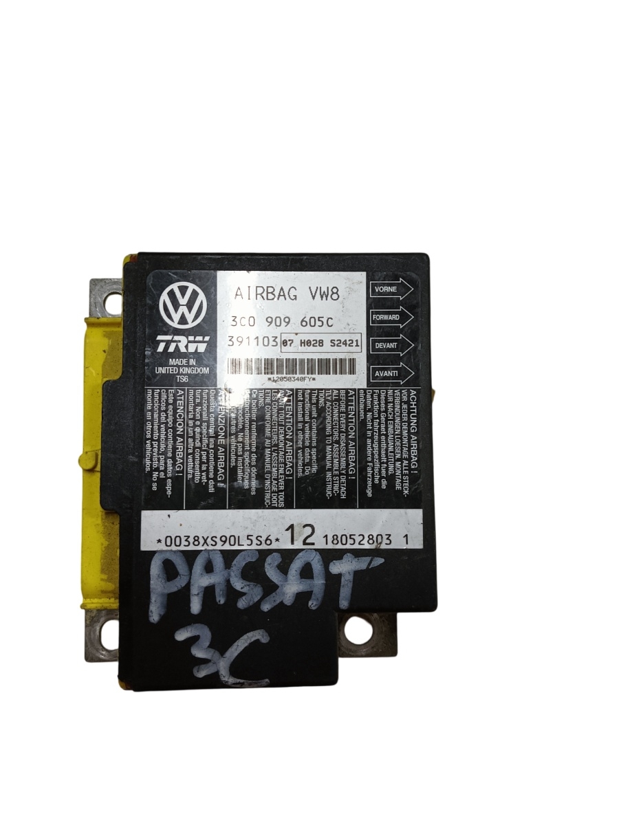 Calculator airbag  VOLKSWAGEN PASSAT 3C2 2005 - 2010 3c0908605c