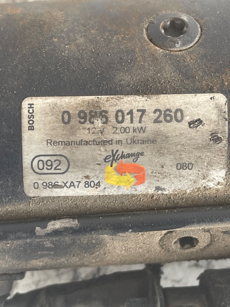 Electromotor MERCEDES-BENZ VITO Box 638 1997 - 2003 0986017260 – foto 3