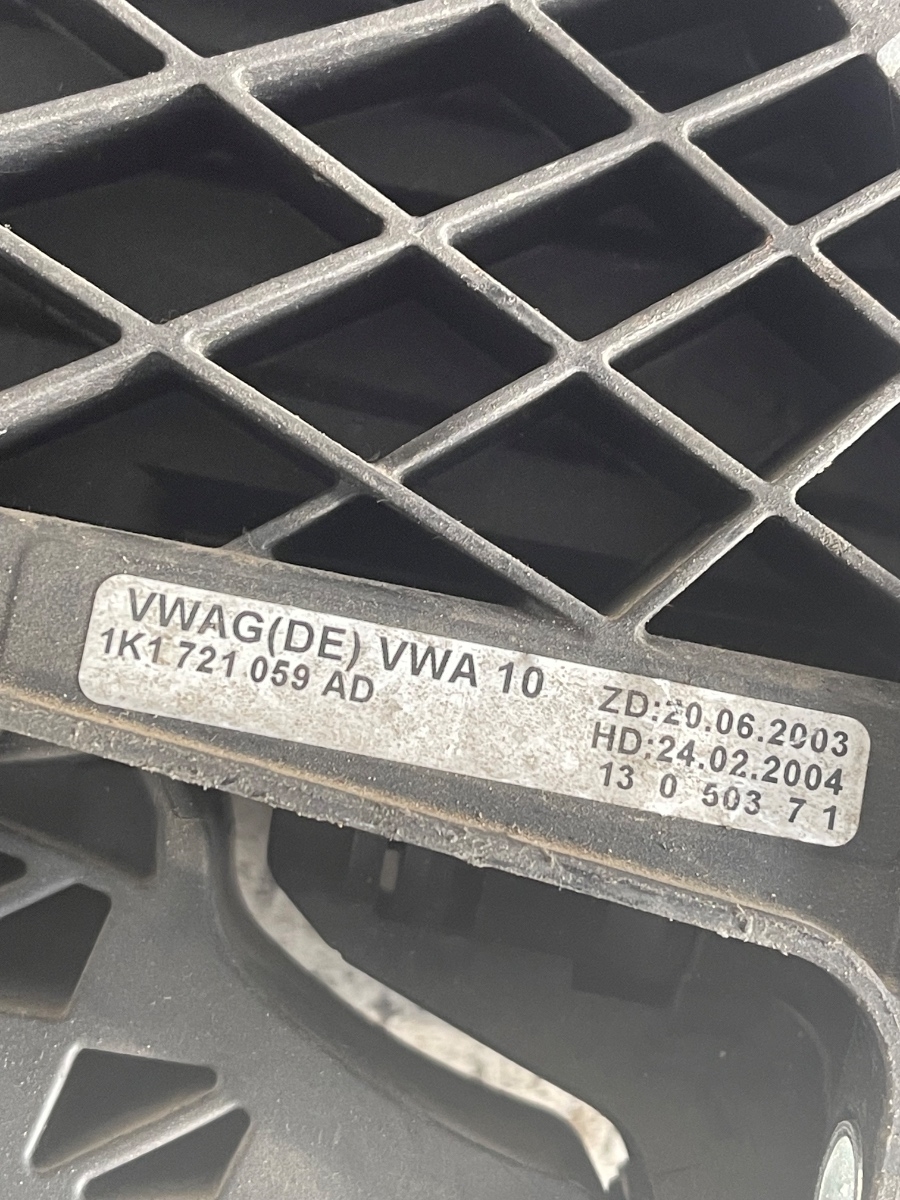 Pedala de acceleratie VOLKSWAGEN GOLF V 1K1 2003 - 2009 / AUDI A3 8P 1K1721059AD – foto 3