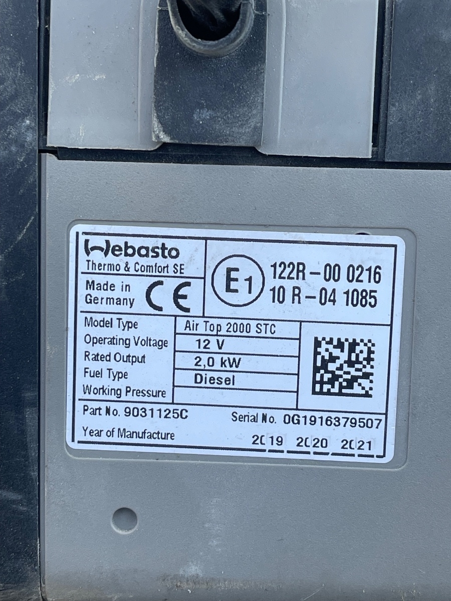 Webasto MERCEDES-BENZ SPRINTER 3,5-t 907 2018 - > 122R-00216 – foto 4