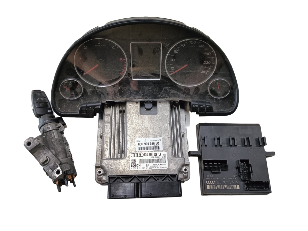 Kit pornire Automata  AUDI A4 III Avant 8ED, B7 2004 - 2008 2.0 TDI BPW 0281013887 03g906016lq