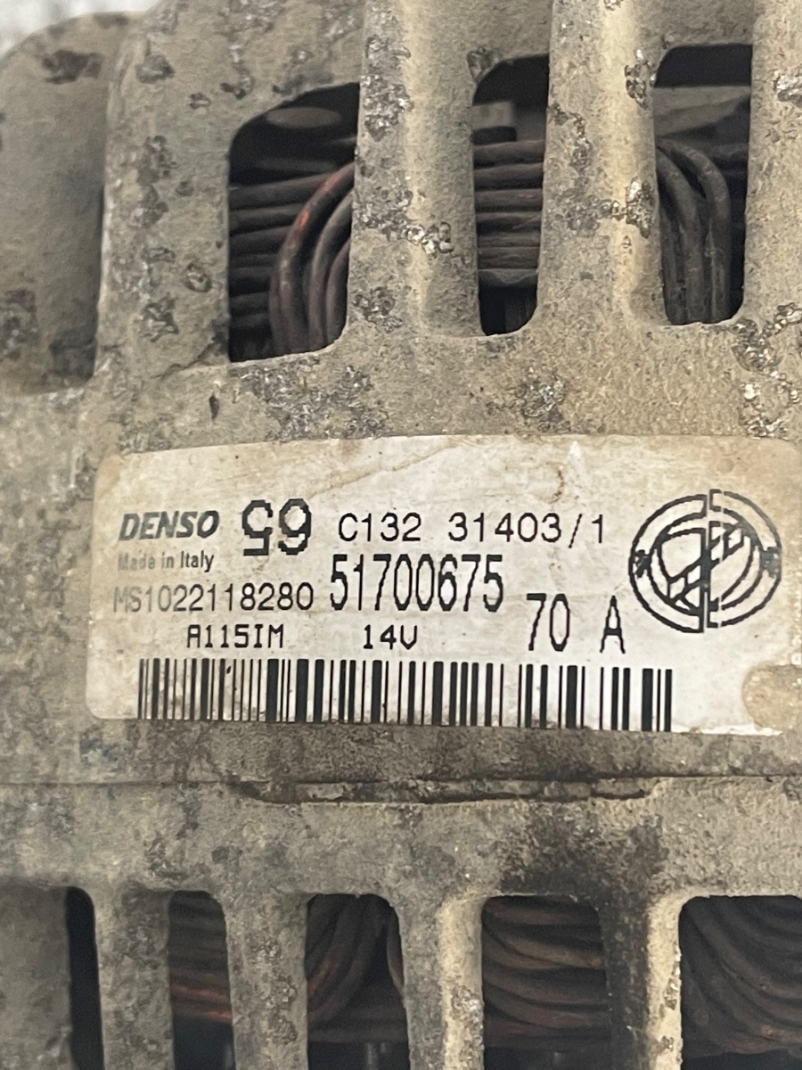 Alternator FIAT IDEA 350_ 2003 - > 1.4B  51700675 – foto 3