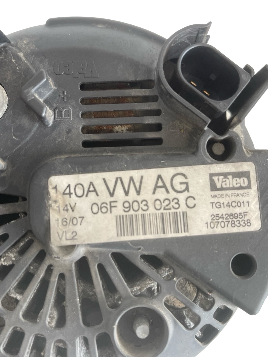 Alternator AUDI A3 II 8P1 2003 - 2013 1.6 BSE 06F903023C – foto 3