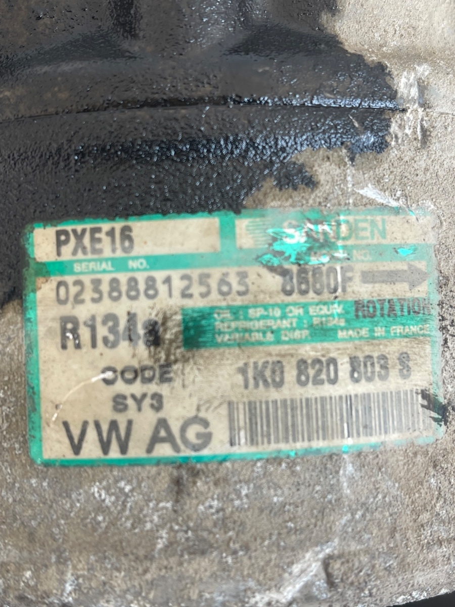 Compresor  AC VOLKSWAGEN PASSAT 3C2 2005 - 2010 2.0 TDI BMP 1K0820803S – foto 2