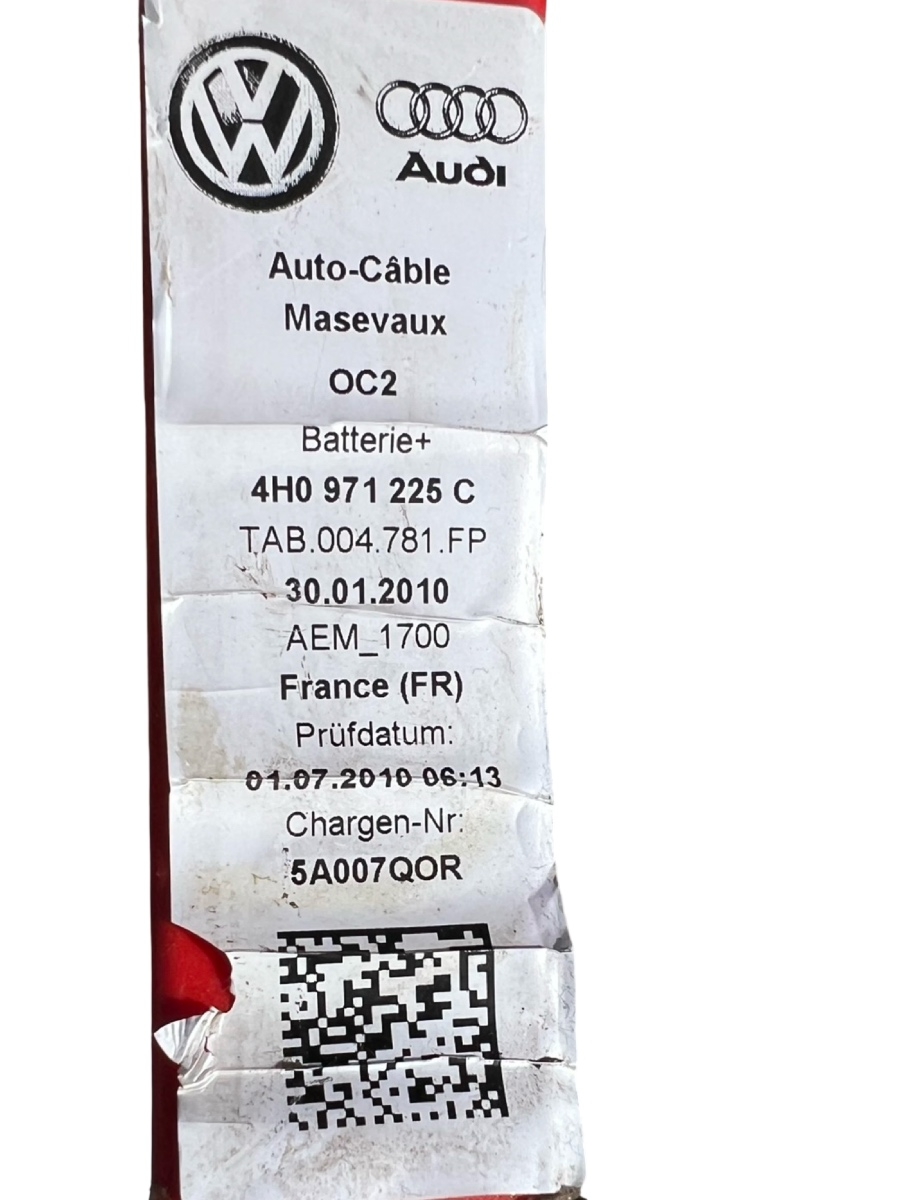 Cablu borna pozitiva (baterie) AUDI A8 III 4H2, 4H8, 4HC, 4HL 2009 - 2018 4H0971225 – foto 3
