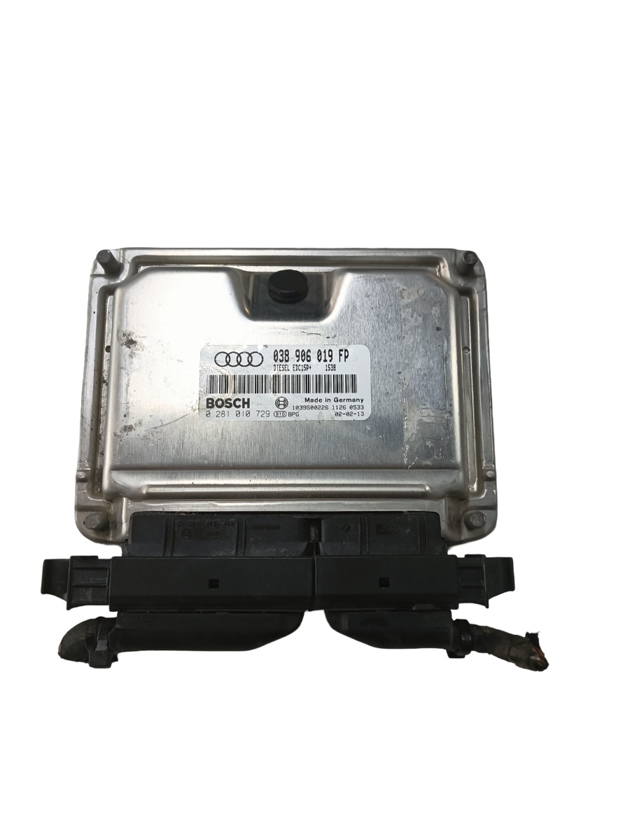 Calculator ecu  AUDI A4 II 8E2, B6 2000 - 2005 1.9 TDI AVF, AWX 0281010729 038906019fp