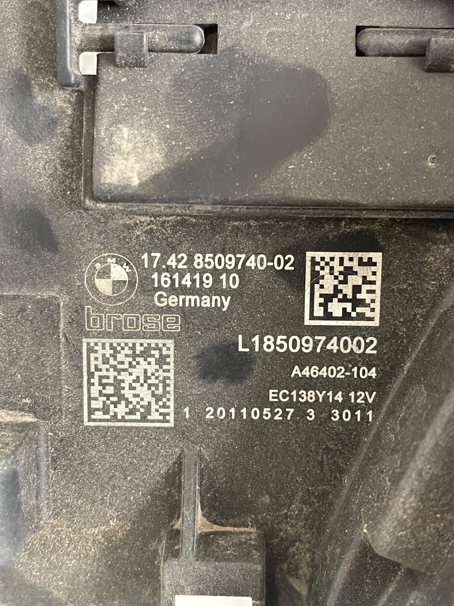 Electroventilator BMW 7 V F01, F02, F03, F04 2008 - 2015 8509740-02 – foto 5