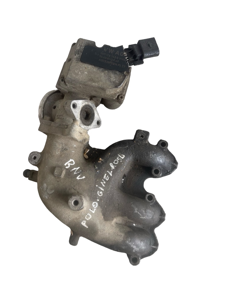 Galerie de admisie + clapeta acceleratie VOLKSWAGEN POLO 9N_ 2001 - 2012 1.4 TDI BNV 045128063G – foto 2