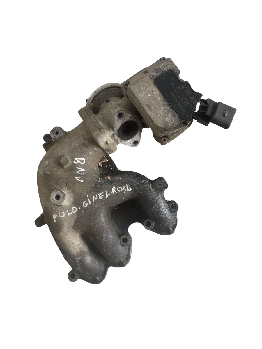 Galerie de admisie + clapeta acceleratie VOLKSWAGEN POLO 9N_ 2001 - 2012 1.4 TDI BNV 045128063G