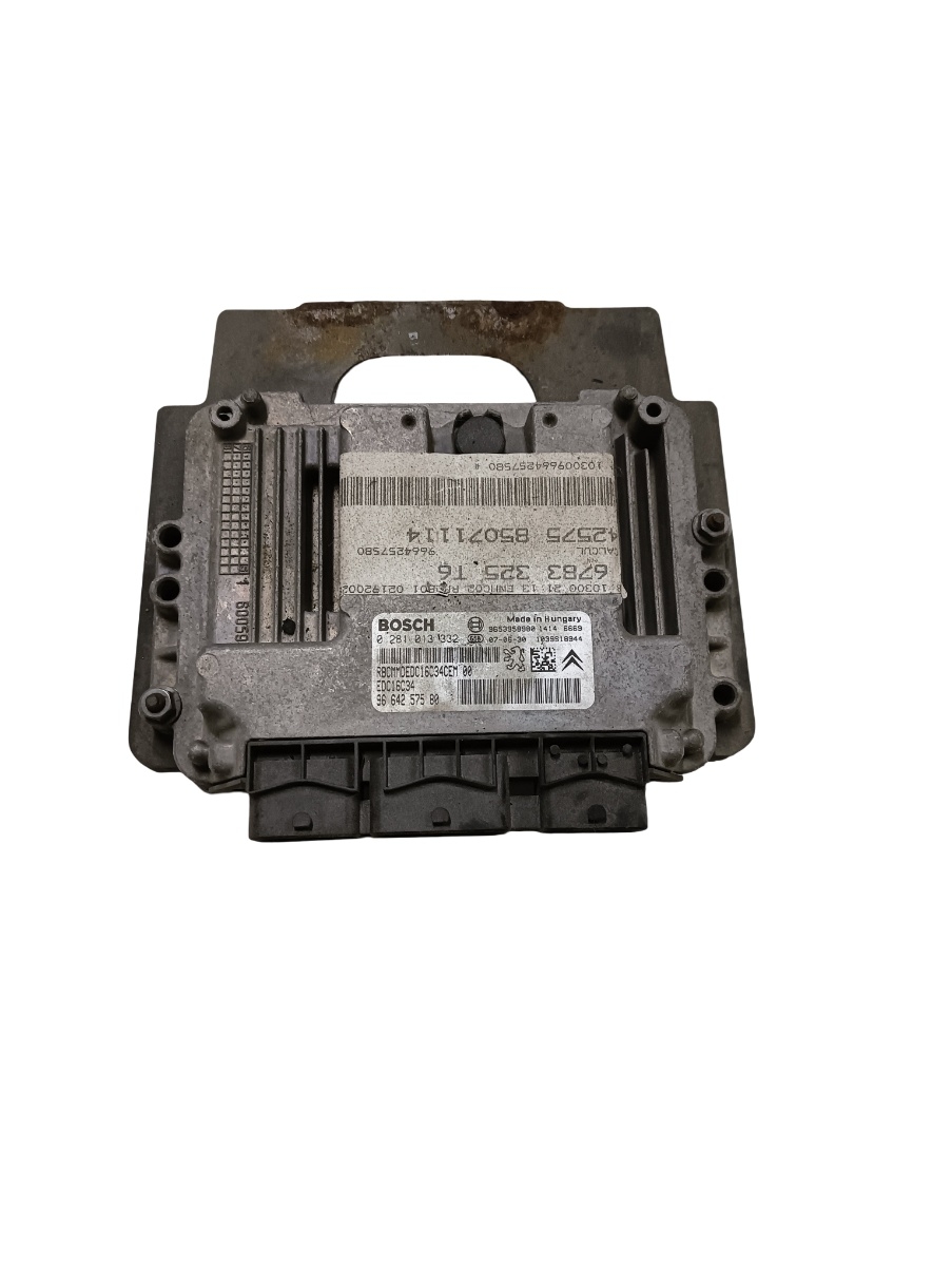 Calculator ecu  PEUGEOT 407 6D_ 2004 - > HDi 110 9HZ (DV6TED4) BOSCH 9664257580 0281013332