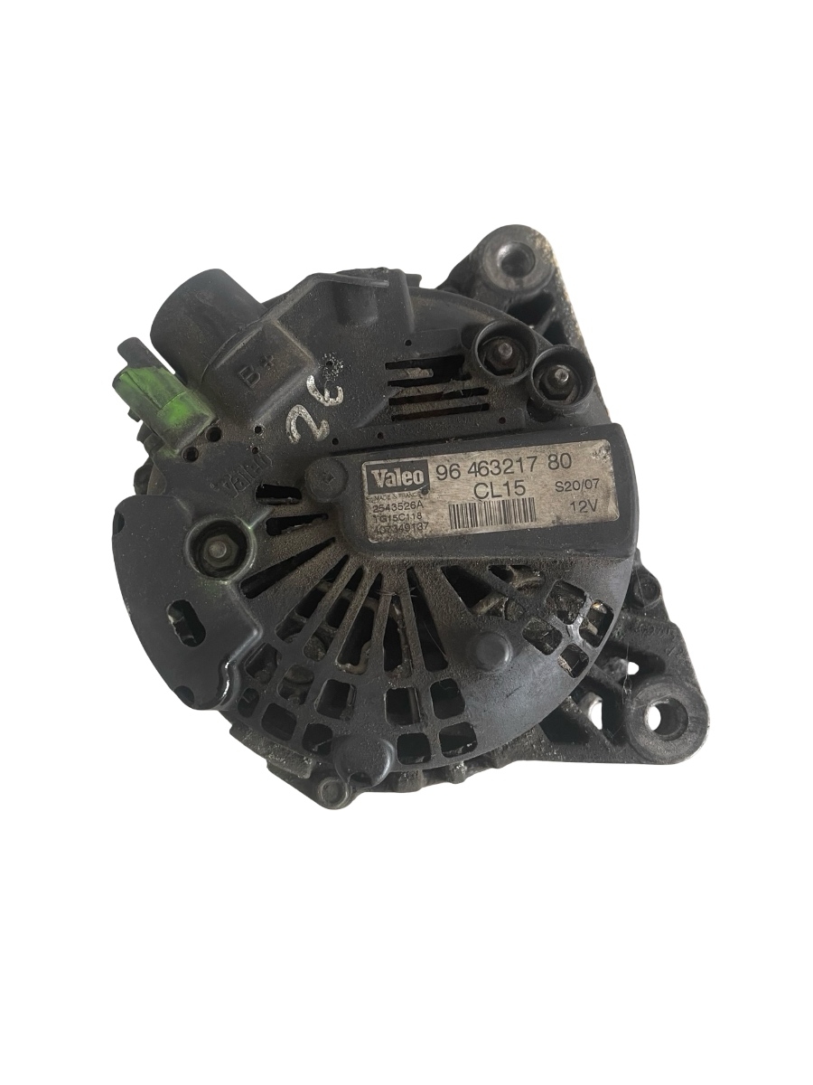 Alternator PEUGEOT 307 3A/C 2000 - > 1.6HDI 9646321780