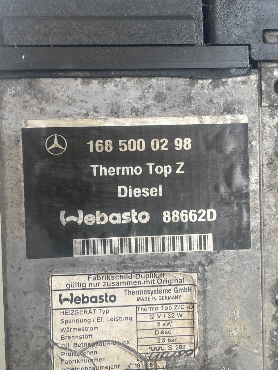 Webasto / Sirocou  MERCEDES-BENZ A-CLASS W168 1997 - 2005 1685000298 – foto 4