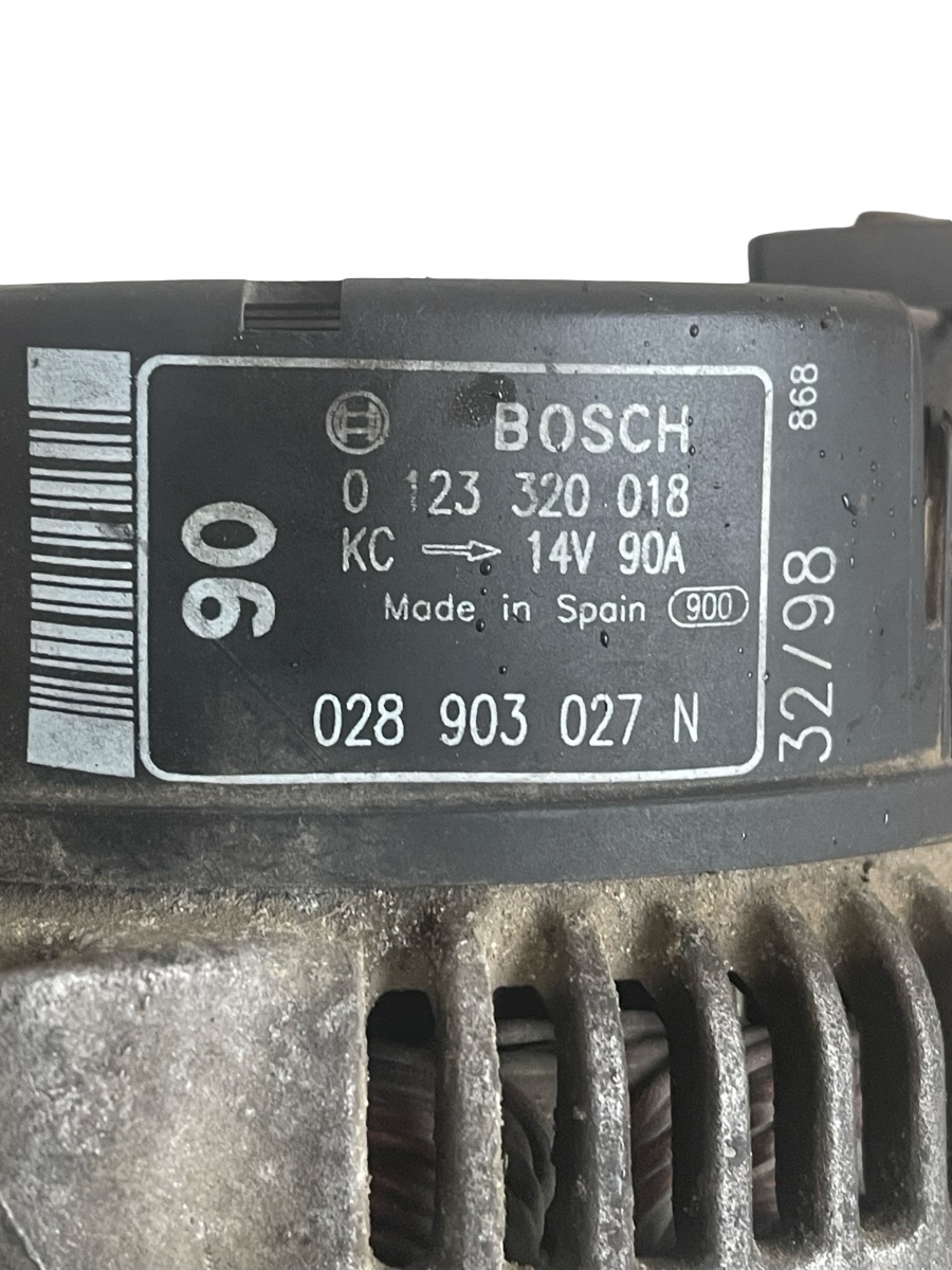 Alternator VOLKSWAGEN LT 28-35 II Bus 2DB, 2DE, 2DK 1996 - 2006 2.5 SDI AGX 0123320018 – foto 2