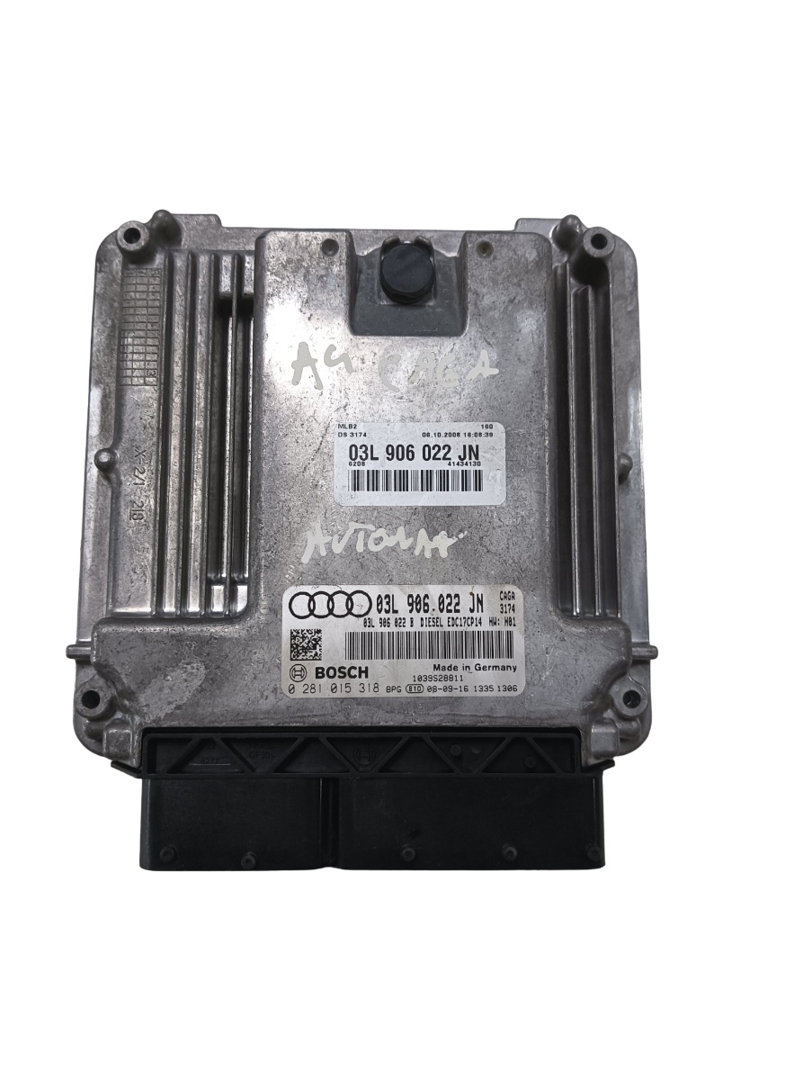Calculator ecu  AUDI A4 IV 8K2, B8 2007 - 2015 2.0 TDI CAGA 0281015318 03l906022jn