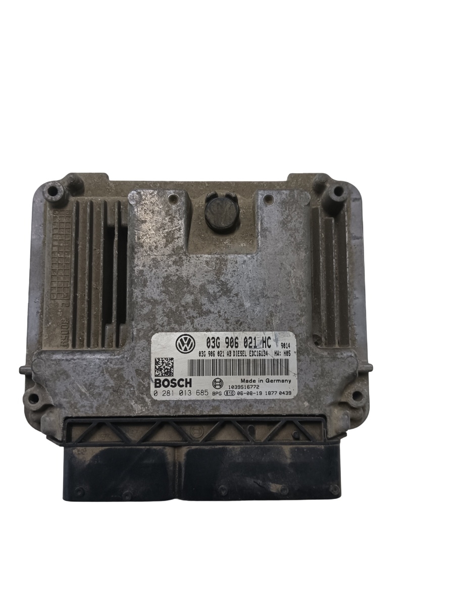 Calculator ecu  VOLKSWAGEN GOLF V 1K1 2003 - 2009 1.9 TDI BKC, BLS, BXE 03g906021hc