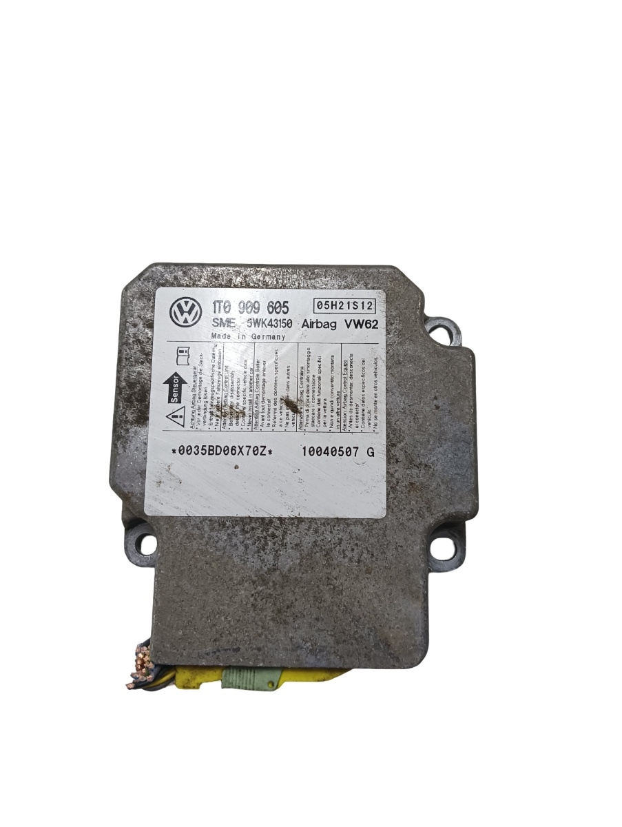 Calculator airbag  VOLKSWAGEN TOURAN 1T1, 1T2 2003 - 2010 1t0909605