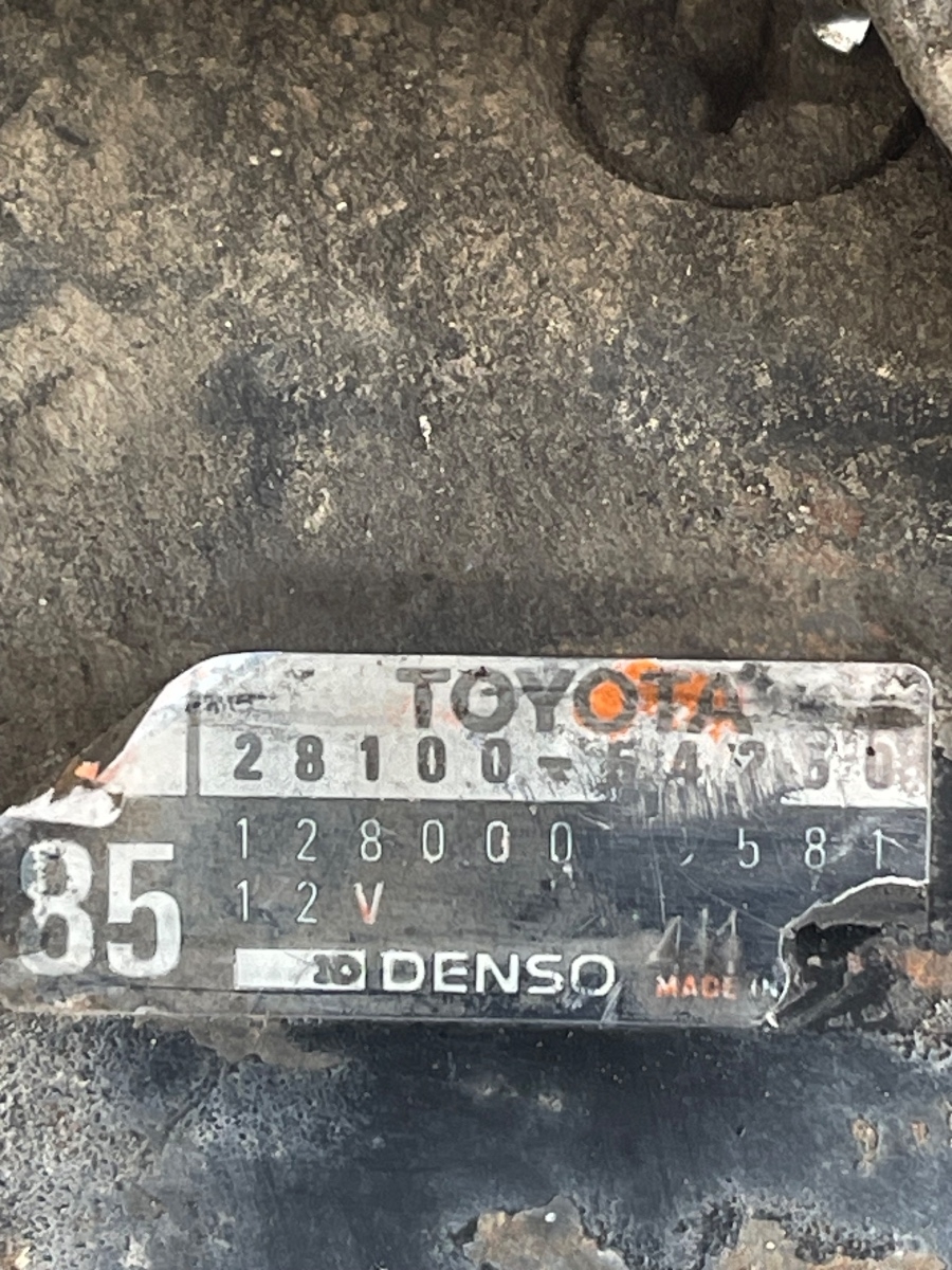 Electromotor TOYOTA 4 RUNNER / HILUX SURF 2.4D 28100-54250 – foto 3