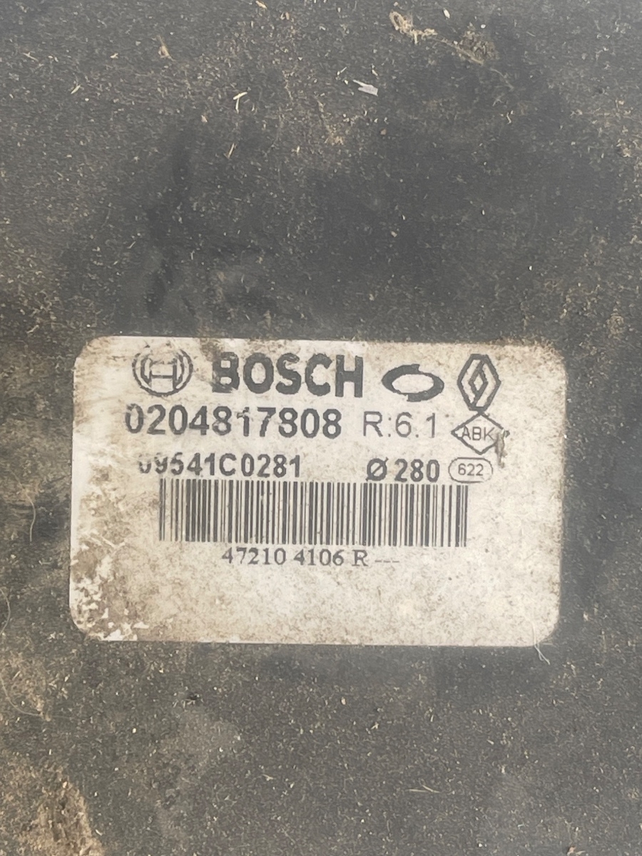 Tulumba frana  RENAULT FLUENCE L30_ 2010 - > 0204817808R – foto 3
