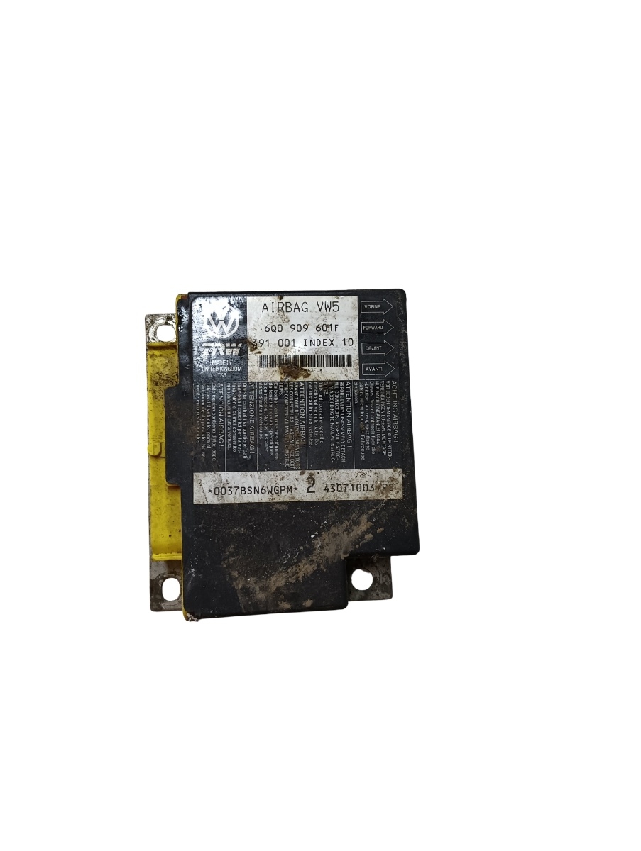 Calculator airbag  VOLKSWAGEN POLO 9N_ 2001 - 2012 6q0909601f