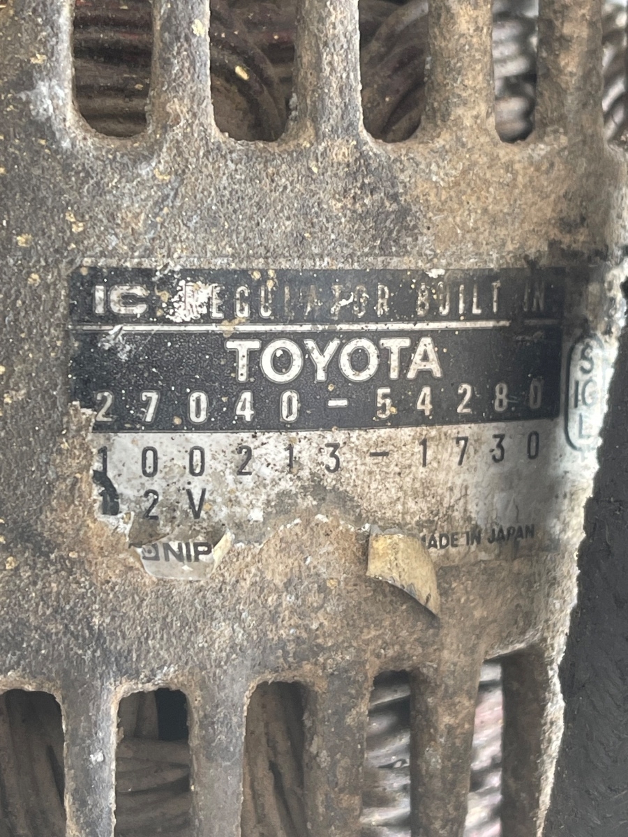 Alternator Toyota Hilux N 2.4 TD 4x4 100213-1730 27040-54280 – foto 3