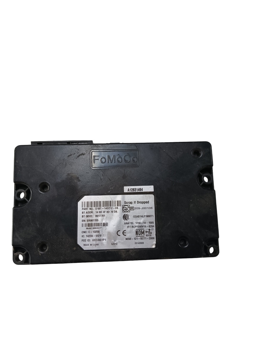 Modul de confort FORD FIESTA VI 2008 - > 1.0 1.0 P4JA, P4JB, P4JC, P4JD D1bt14d212eb