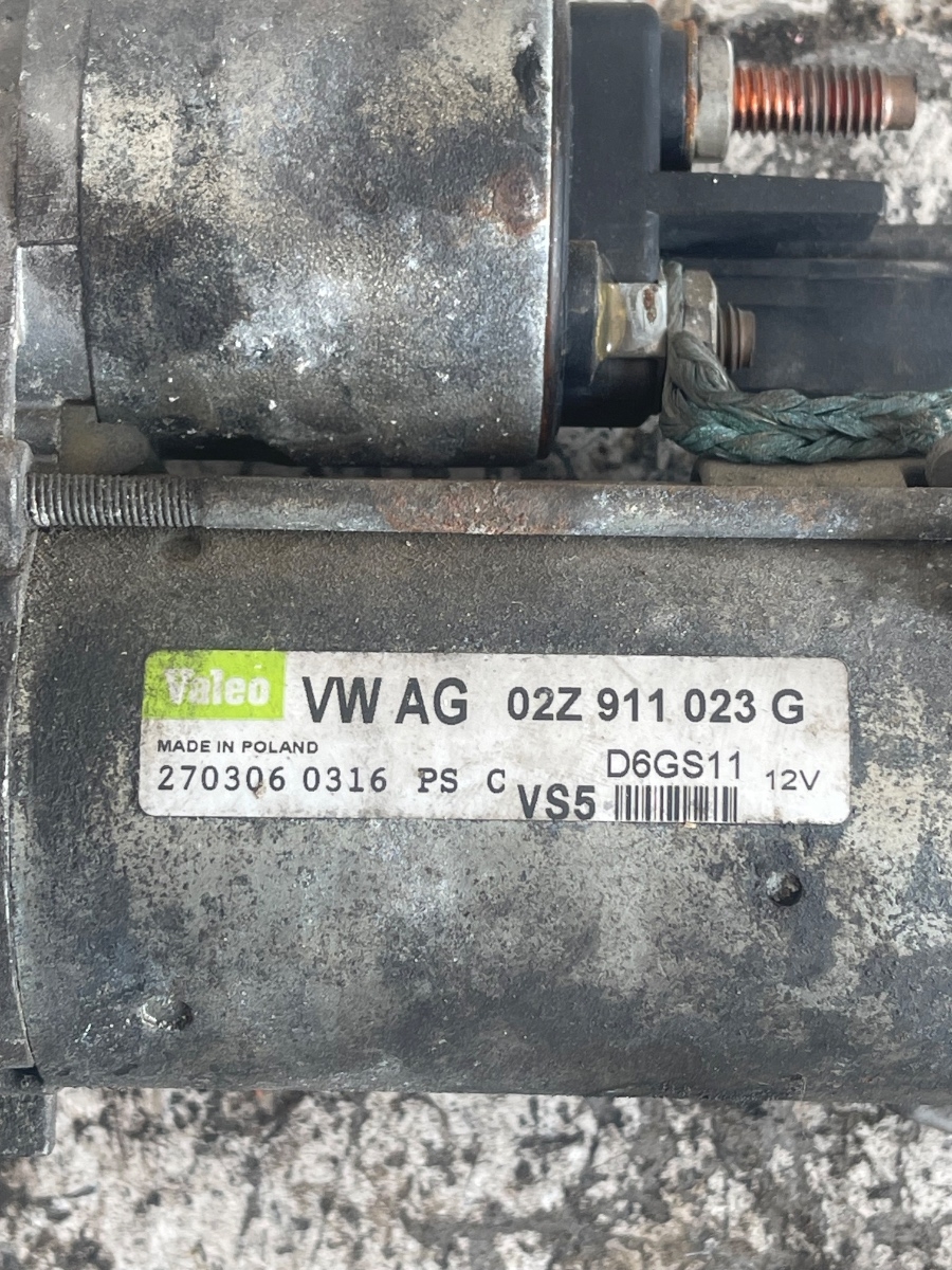 Electromotor VOLKSWAGEN GOLF V 1K1 2003 - 2009 1.4 TSI BLG 02Z911023G – foto 3