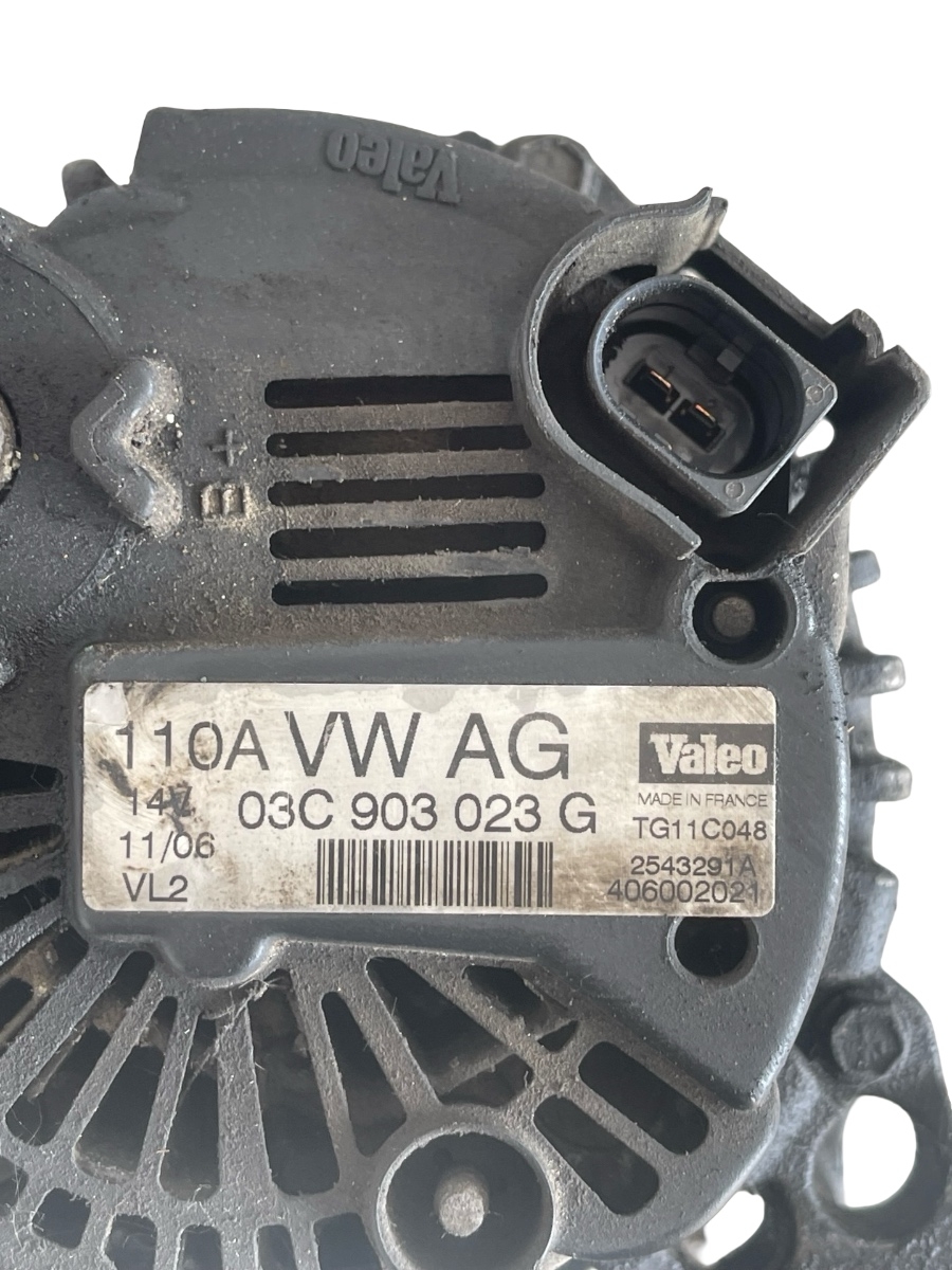 Alternator VOLKSWAGEN GOLF V 1K1 2003 - 2009 1.4 TSI BLG 03C903023G – foto 2