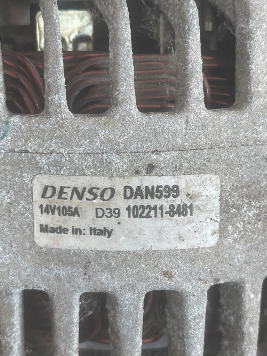 Alternator FIAT 500L 199, 351_, 352_ 2012 - > 1.4 843 A1.000 102211-8481 – foto 2