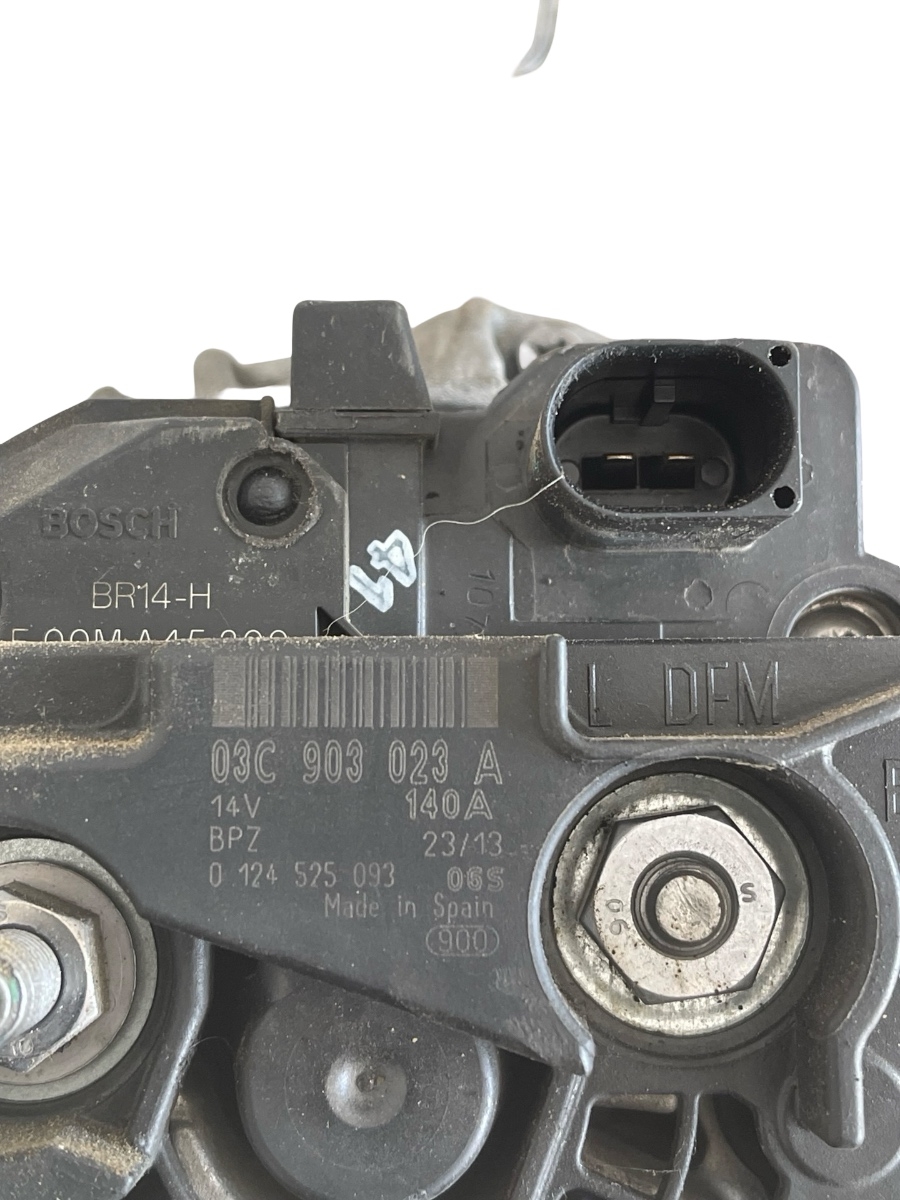 Alternator VOLKSWAGEN PASSAT 3C2 2005 - 2010 1.4 TSI EcoFuel CDGA 03C903023A – foto 2