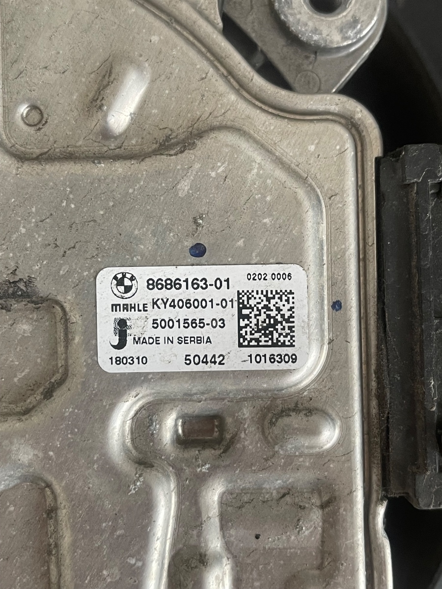 Electroventilator BMW 5 G30, F90 2016 - > 2.0D 8686163-01 – foto 2