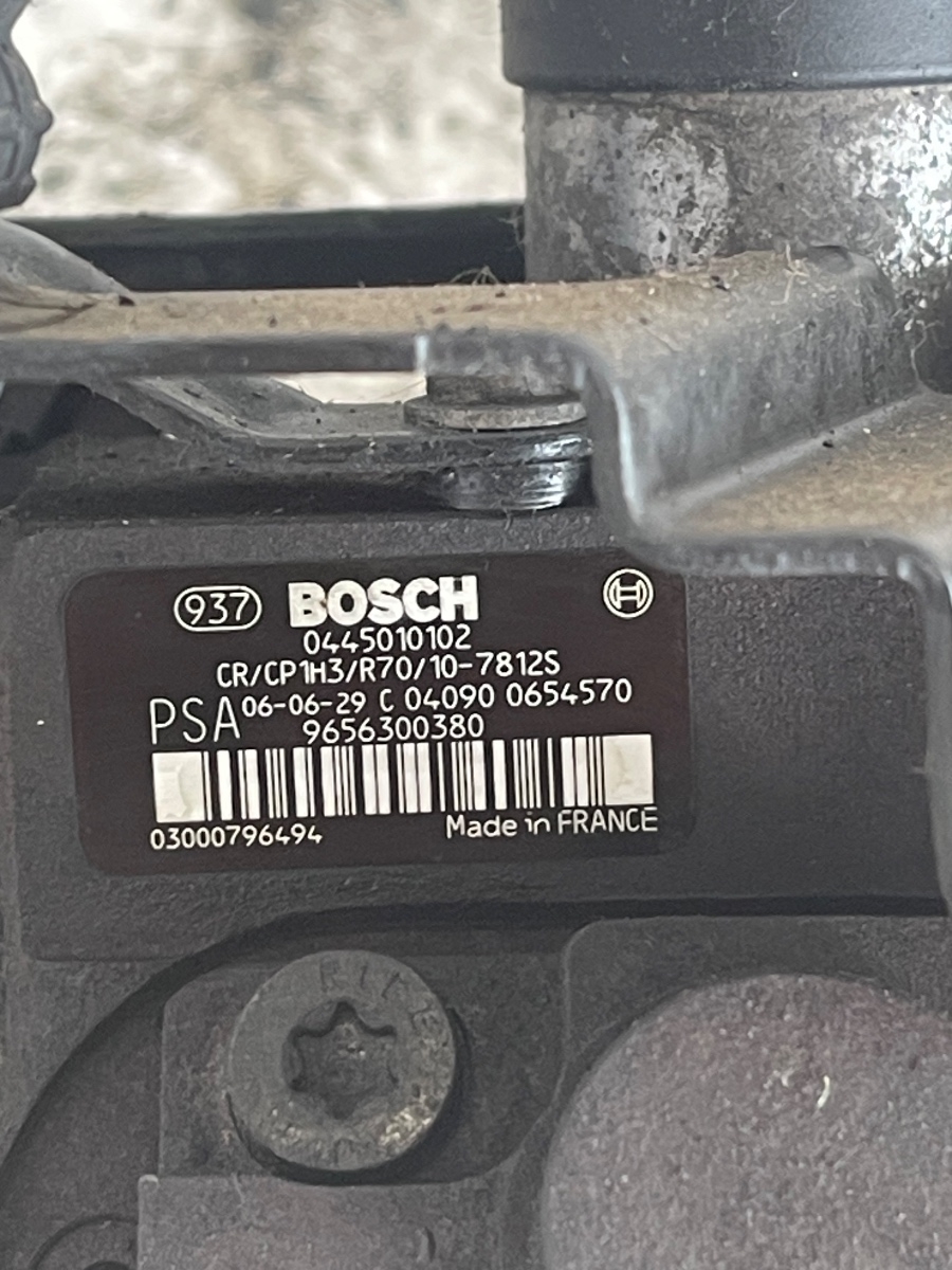 Pompa inalta presiune CITROËN C5 II RC_ 2004 - > 1.6 HDi 9HY (DV6TED4), 9HZ (DV6TED4) 9656300380 0445010102 – foto 3