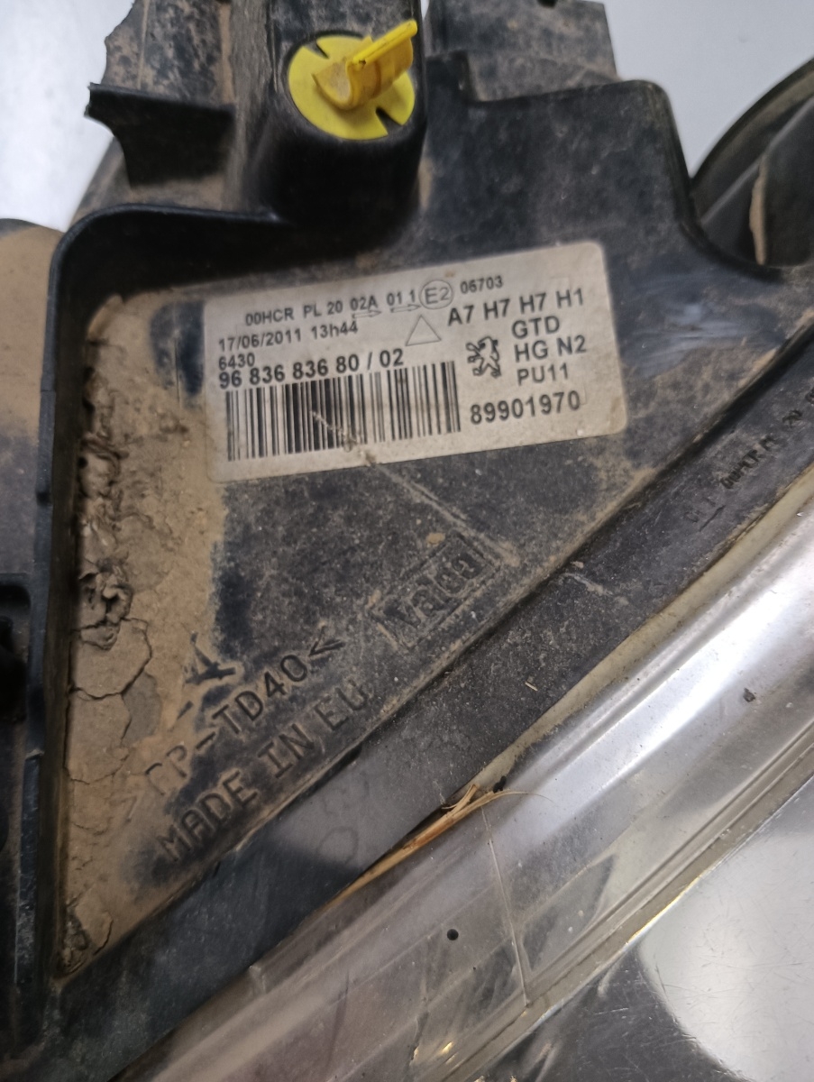 Far stanga fata PEUGEOT 207 CC WD_ 2007 - > 9683683680 – foto 3