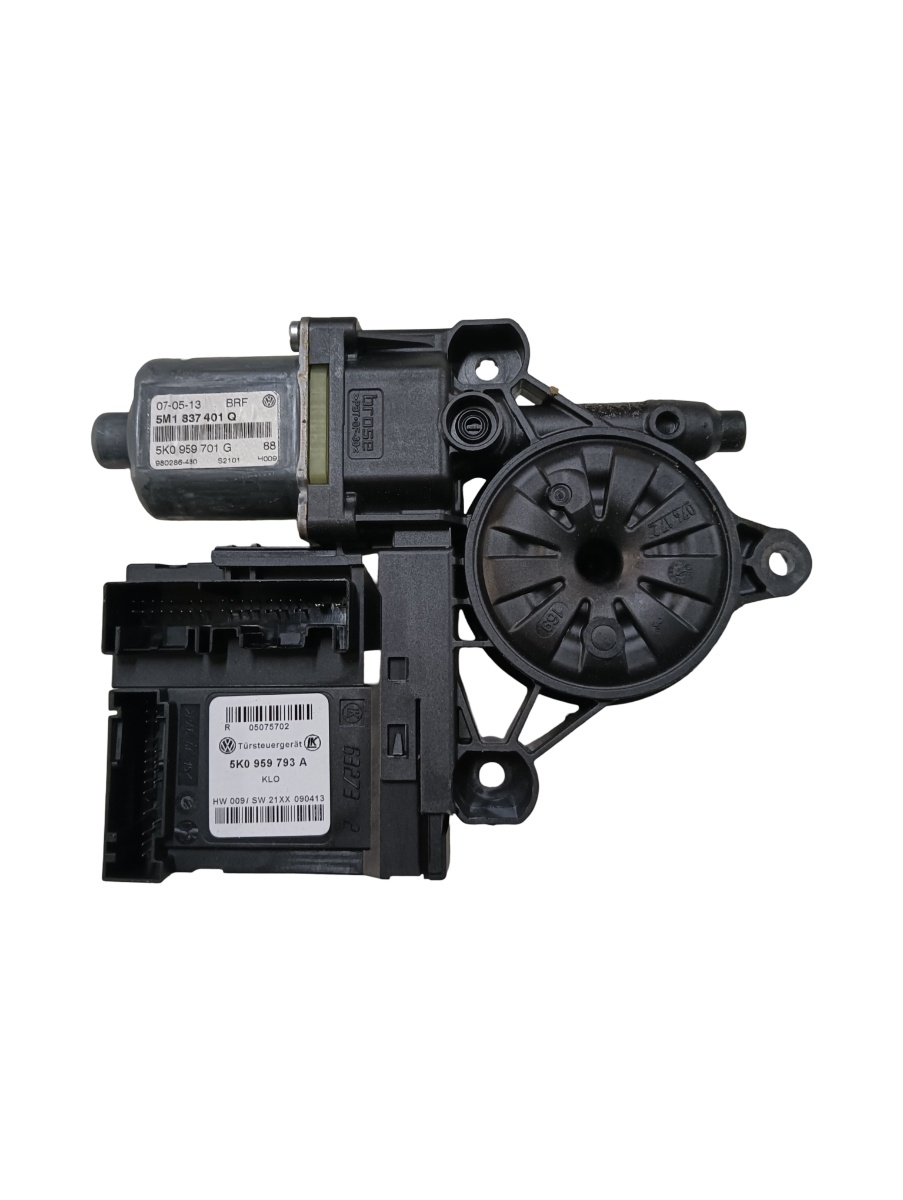 Motoras geam stanga fata VOLKSWAGEN GOLF PLUS 5M1, 521 2004 - 2013 5k0959793a