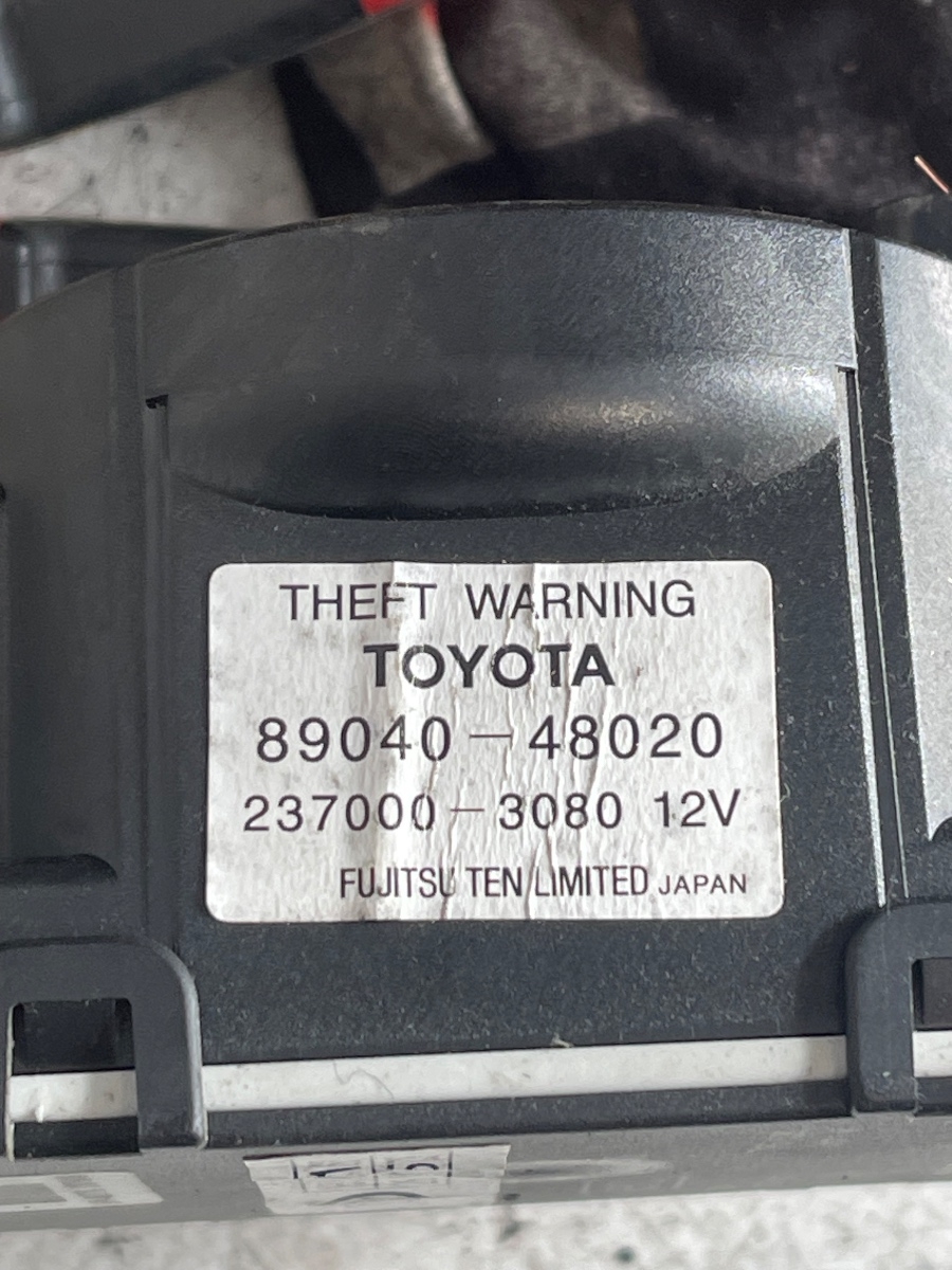 Sirena sistem de alarma TOYOTA RAV 4 III _A3_ 2005 - 2013 2.2 D 2AD-FHV, 2AD-FTV 89040-48020 – foto 3