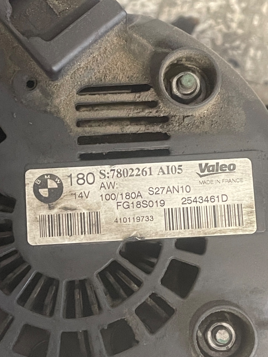 Alternator BMW X1 I E84 2009 - 2015 2.0 xDrive 20 d N47 D20 C 7802261 – foto 3