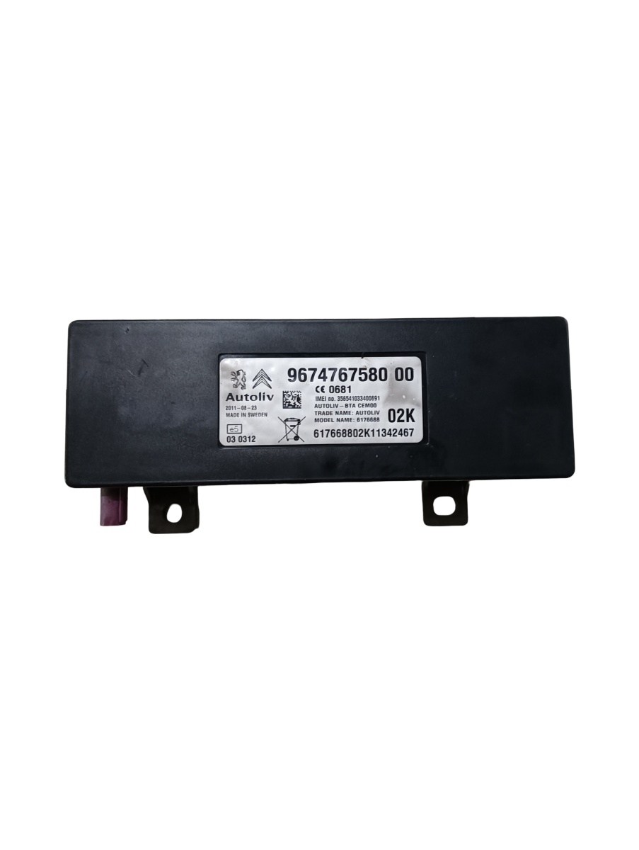 Modul de confort PEUGEOT 308 SW 4E_, 4H_ 2007 - > 9674767580