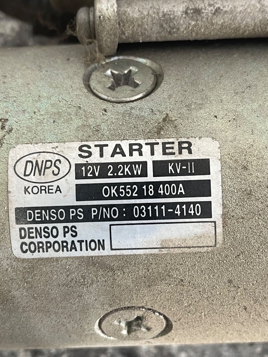Electromotor KIA CARNIVAL II GQ 1999 - 2007 2.9 CRDi J3 03111-4140 – foto 3