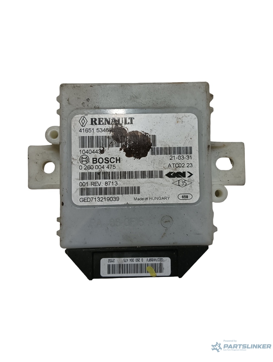 Modul de confort DACIA DUSTER 2010 - > 0260004475