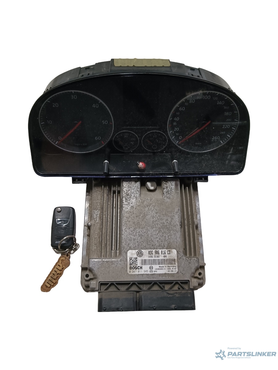 Kit pornire  VOLKSWAGEN TOURAN 1T1, 1T2 2003 - 2010 TDI BKC, BLS, BXE BOSCH 0281011945 03g906016cd