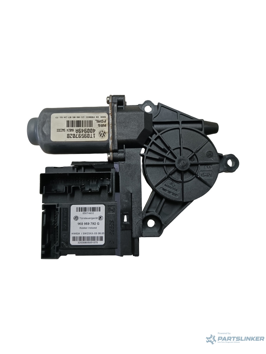 Motoras geam dreapta fata VOLKSWAGEN GOLF V 1K1 2003 - 2009 BOSCH 1k0959792g