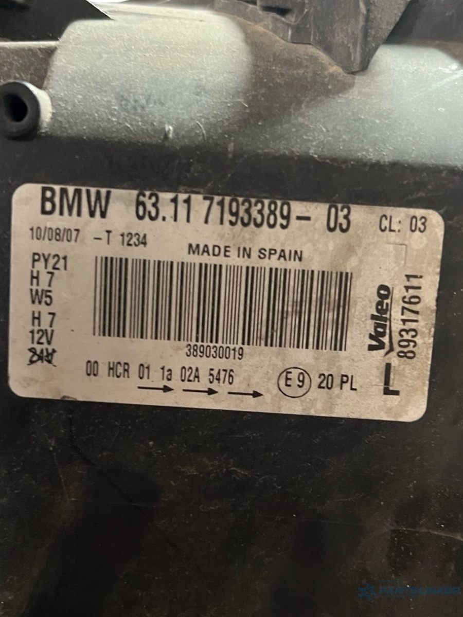 Far stanga BMW 1 (u.k) E81 2006 - 2012 7193389-03 – foto 3