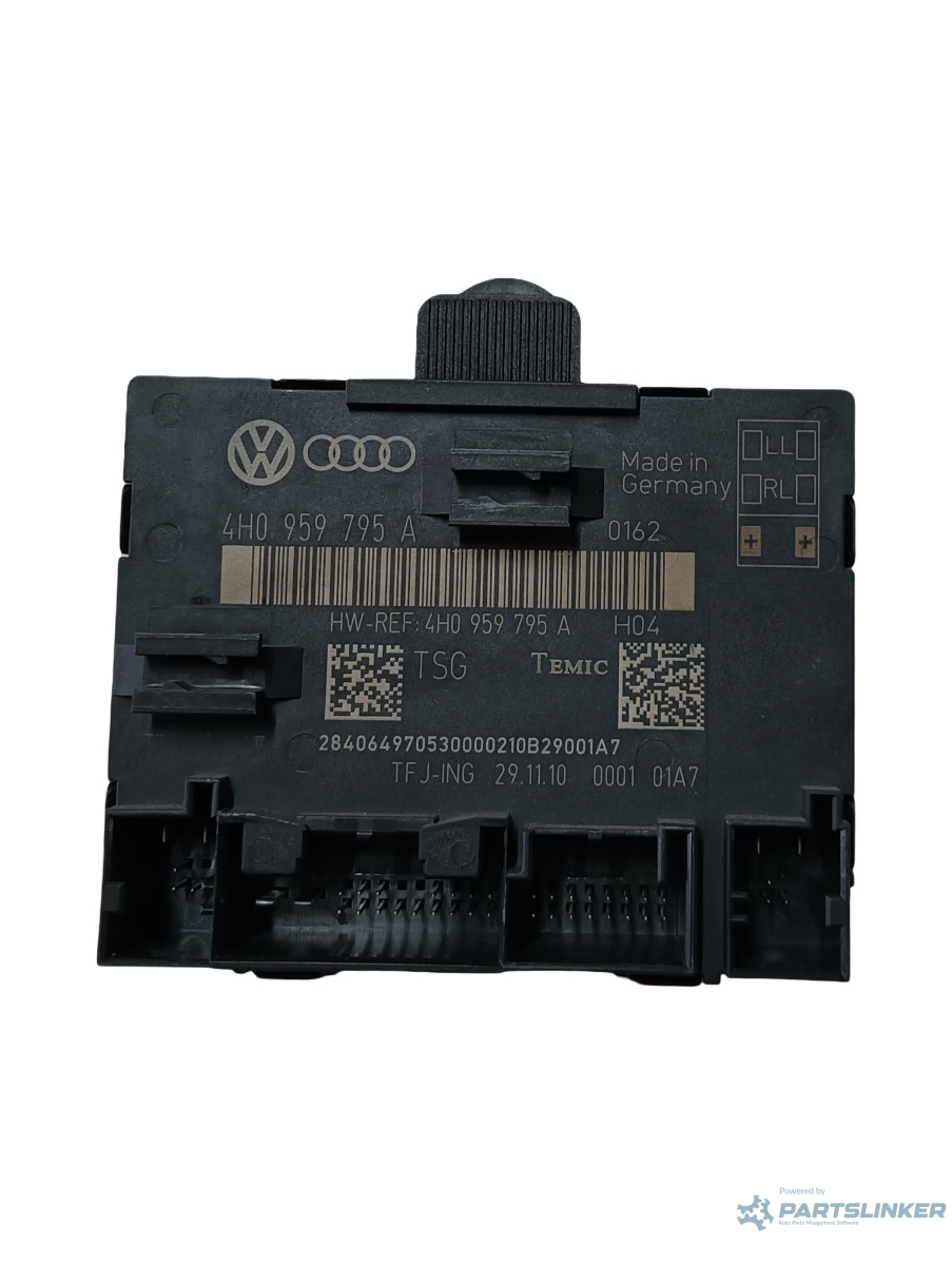Modul de confort dreapta spate AUDI A8 III 4H2, 4H8, 4HC, 4HL 2009 - 2018 4h0959795a