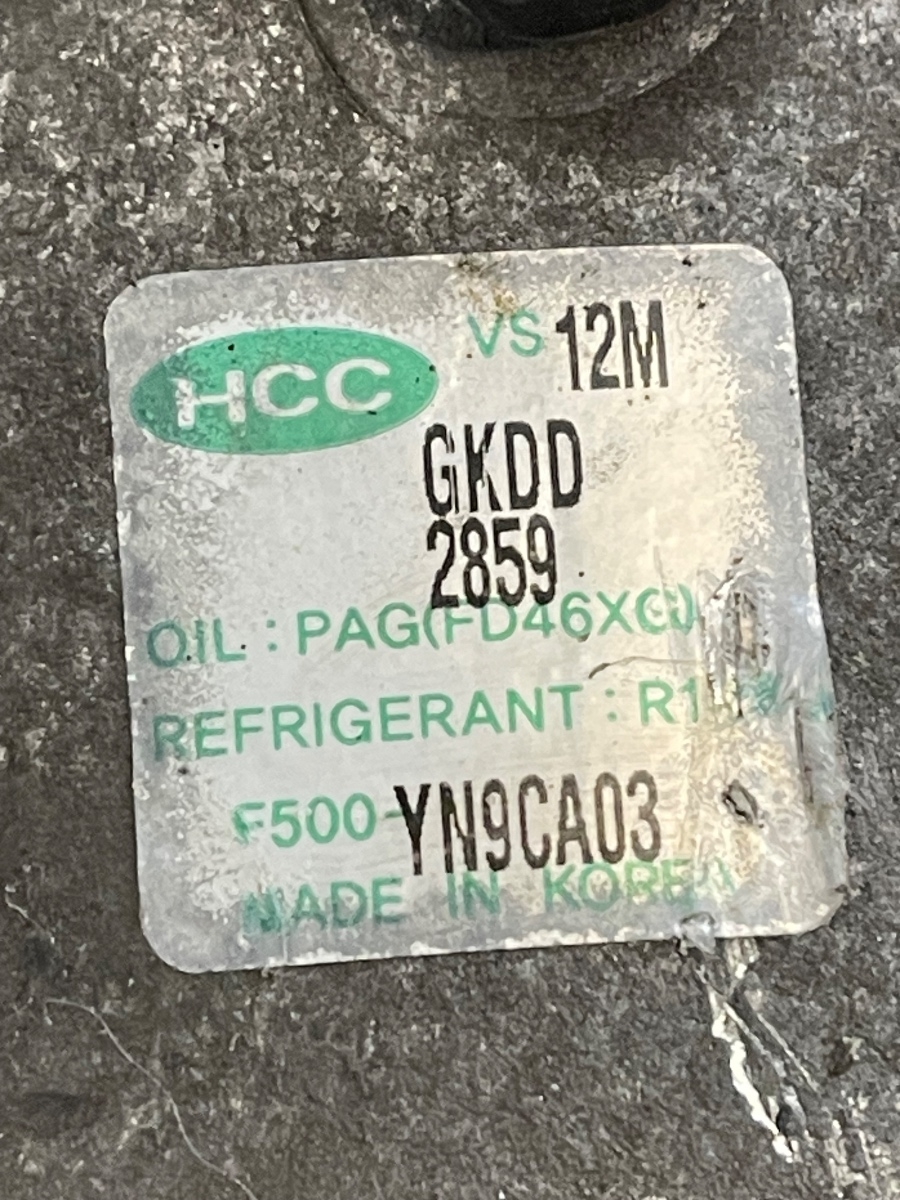 Compresor  AC HYUNDAI ix20 JC 2010 - > 1.6 CRDI D4FB F500-YN9CA03 – foto 4