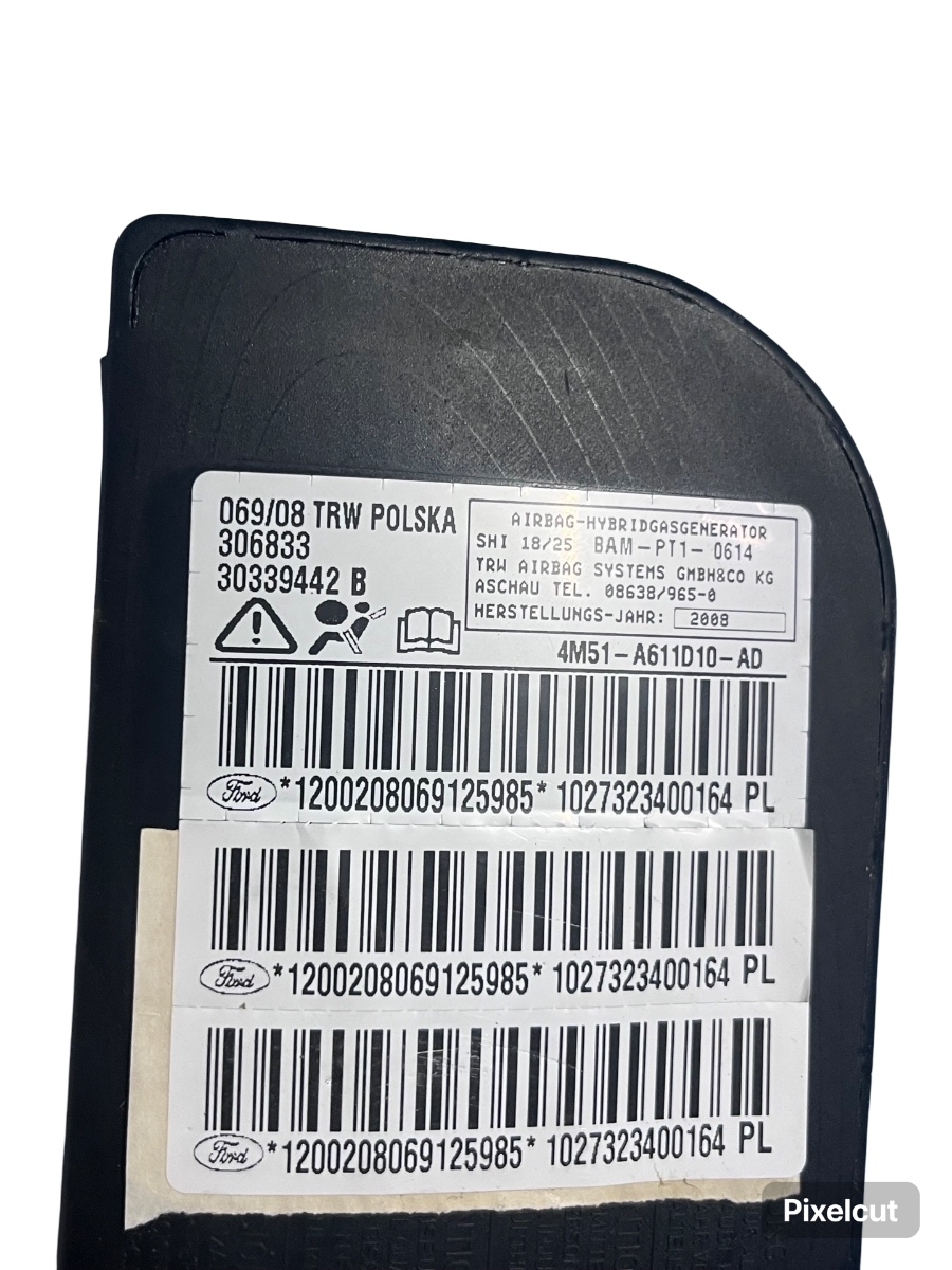 Airbag scaun pasager  FORD FOCUS II  2006 - 2010 30339442b – foto 2